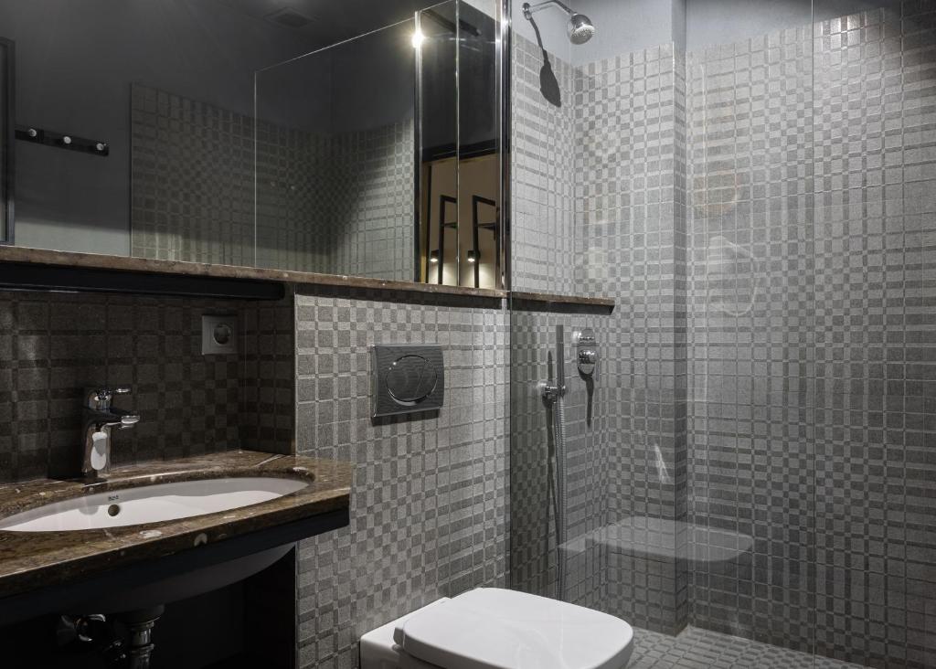 Koupelna v ubytování Plai Hotel