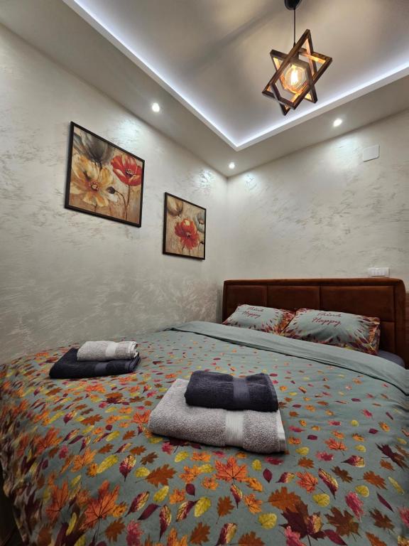 Apartmani Mandić Divčibare 객실 침대