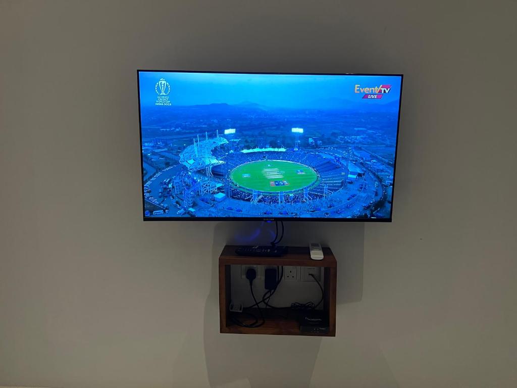 TV a/nebo společenská místnost v ubytování Kapaliya Unawatuna