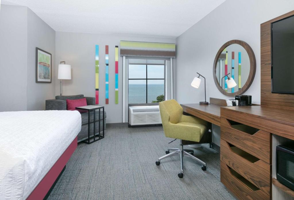 Hampton Inn Biloxi Beach Boulevard - Queen Kamer Aan Het Strand Met 2 Queensize Bedden