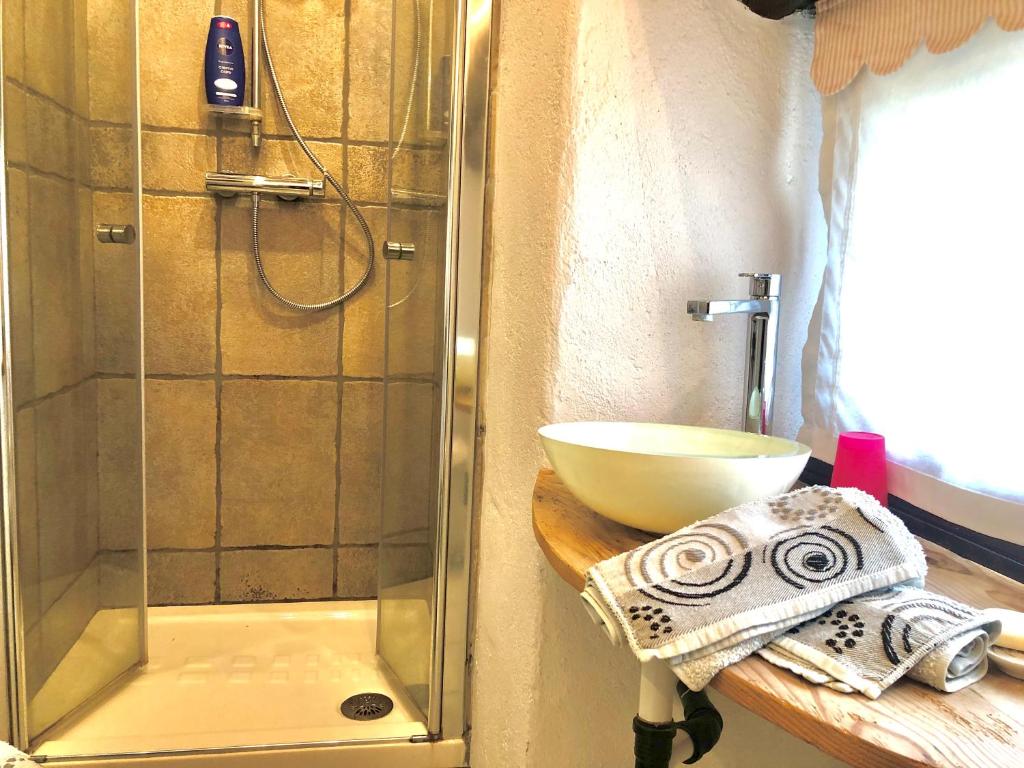 Łazienka w obiekcie Appartamento Country House Menaggio