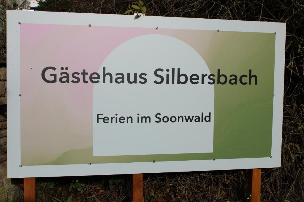 a sign for the garden of silesia slidersack federation in somfolk at Gästehaus Silbersbach in Seibersbach