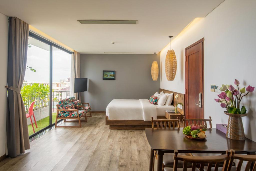Căn hộ Nhìn ra Một góc Biển