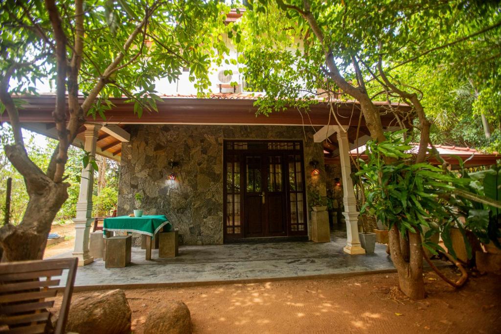 Zahrada ubytování Evergreen Hotel Dambulla