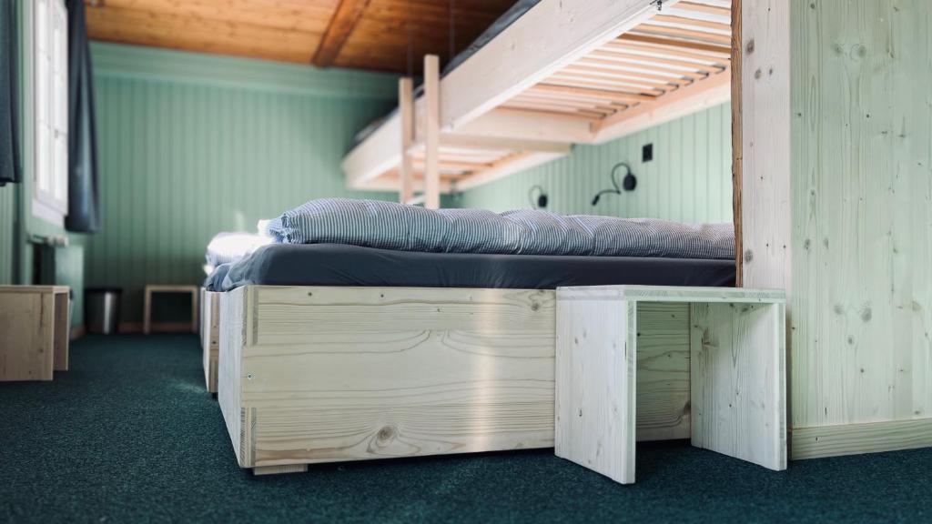 Postel nebo postele na pokoji v ubytování Hotel Alpina Einhorn - Self-Check-In