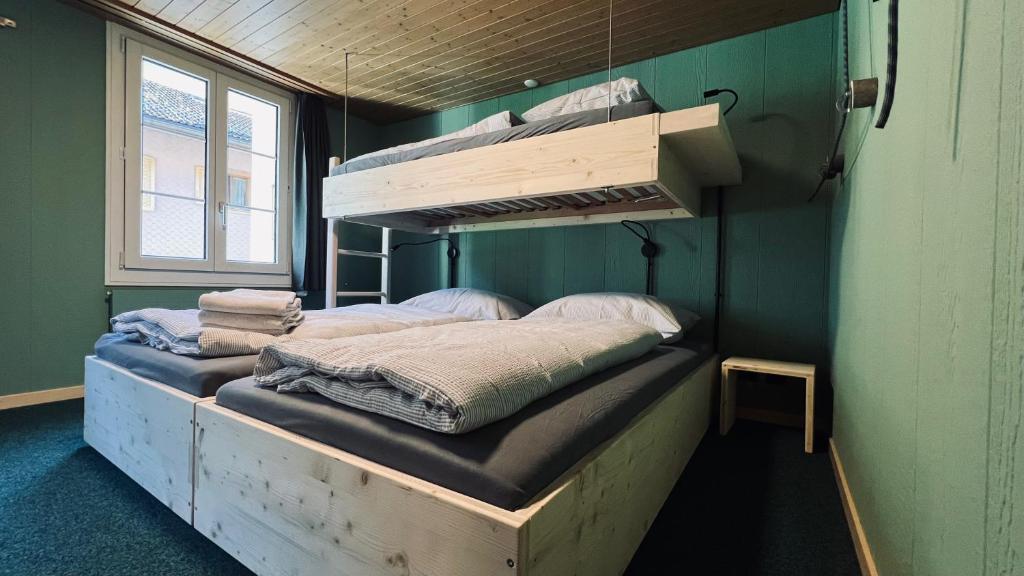 Postel nebo postele na pokoji v ubytování Hotel Alpina Einhorn - Self-Check-In