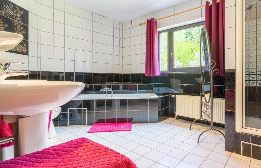 Postel nebo postele na pokoji v ubytování Gîte Castor