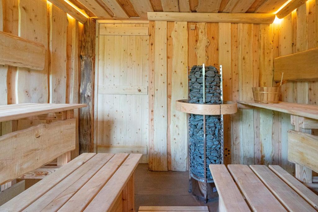 Palanda nebo palandy na pokoji v ubytování Gîte Castor