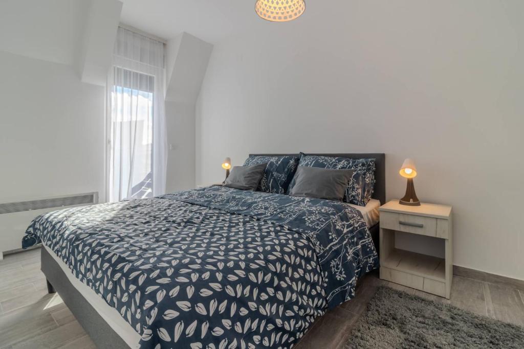 Postel nebo postele na pokoji v ubytování Apartman Diva 5 Divčibare
