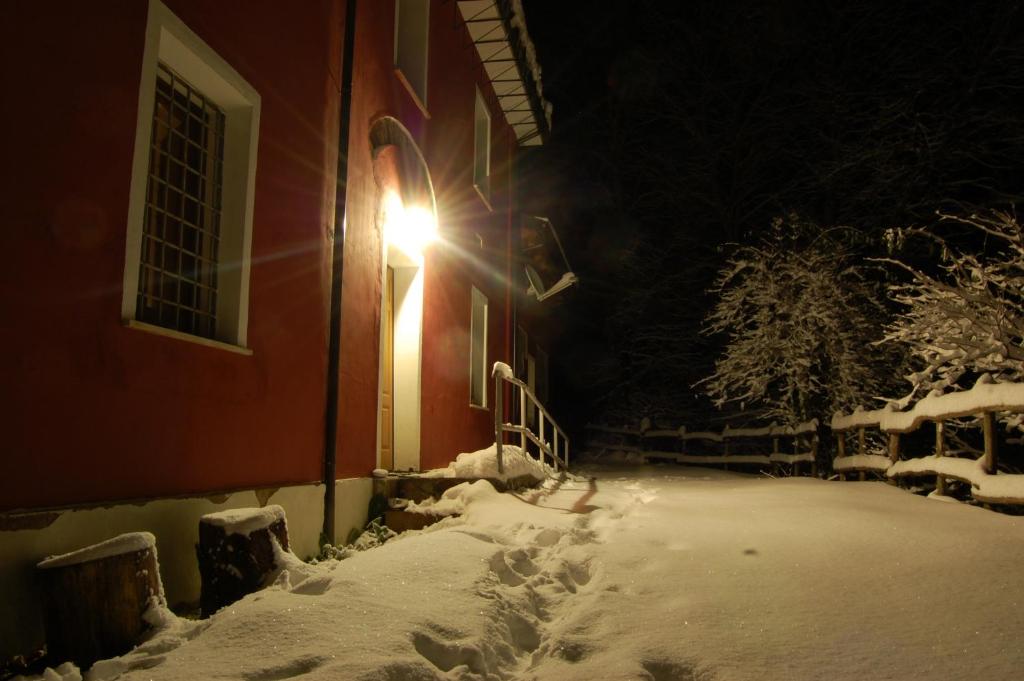 Rifugio Casello Margherita durante l'inverno