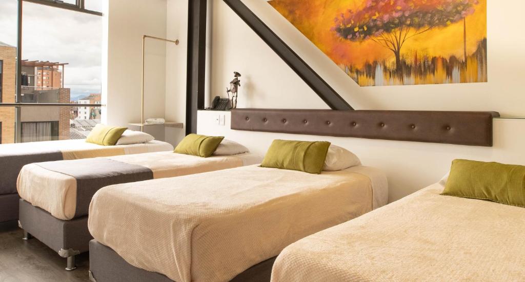 Postel nebo postele na pokoji v ubytování Hotel Wess