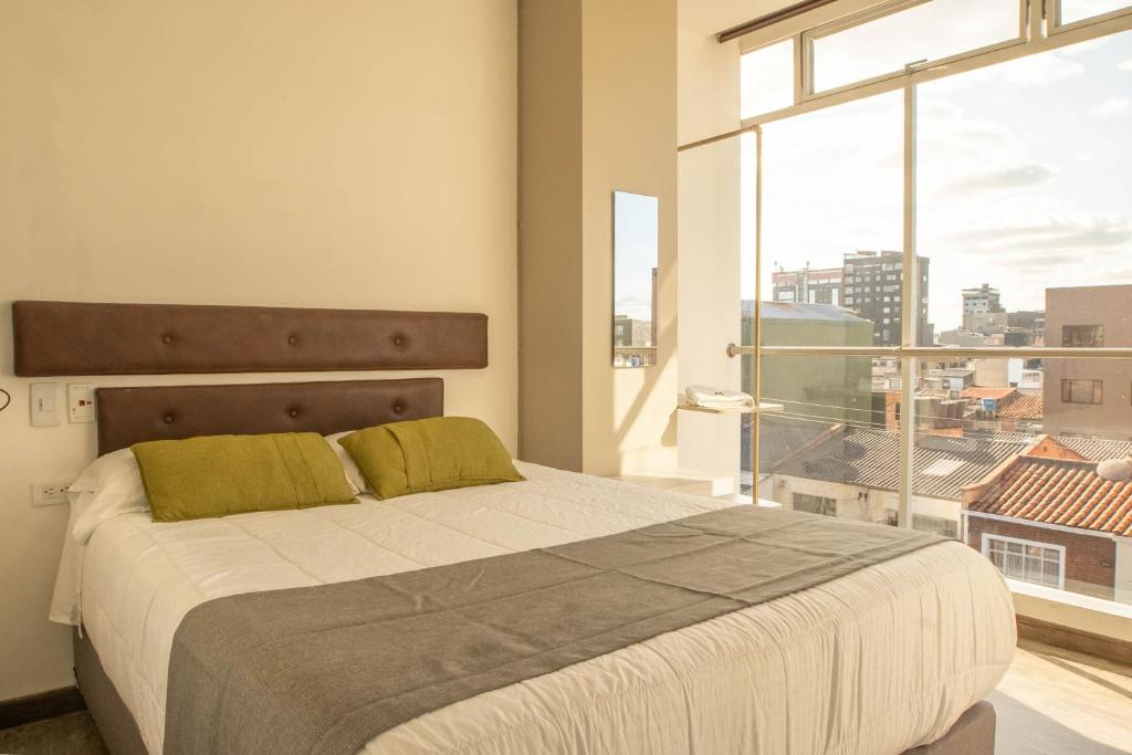 Postel nebo postele na pokoji v ubytování Hotel Wess