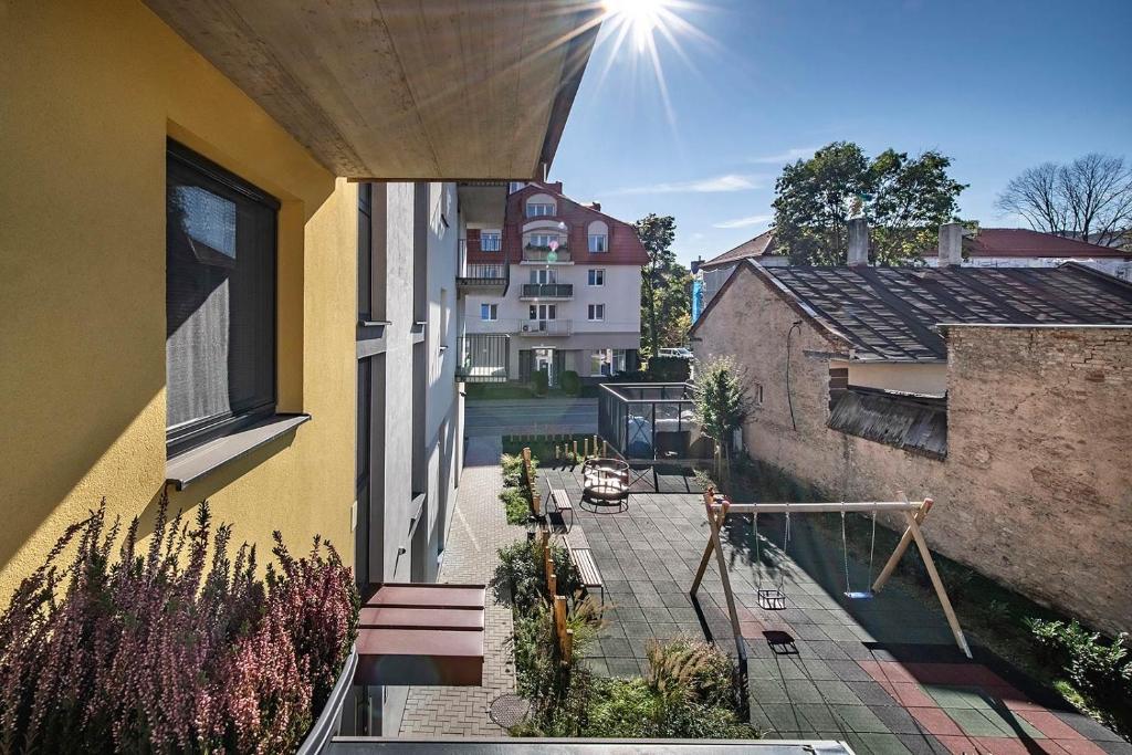 Budova, kde se apartmán nachází