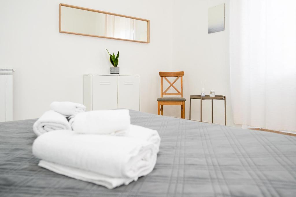 Posteľ alebo postele v izbe v ubytovaní Seaside apartament near the Beach