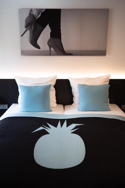 Postel nebo postele na pokoji v ubytování Mood contemporary living