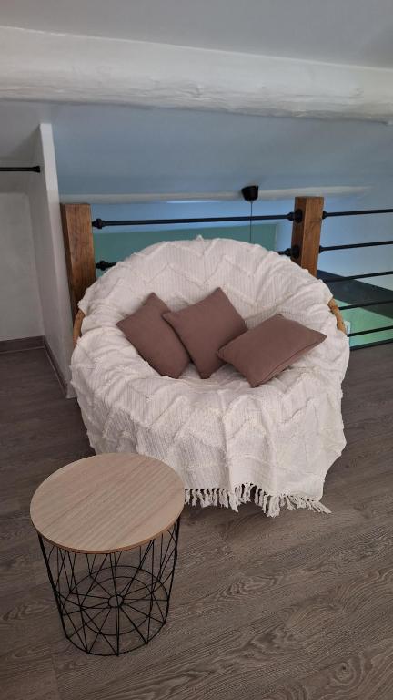 Posezení v ubytování Loft en duplex au Mas de la Restanque