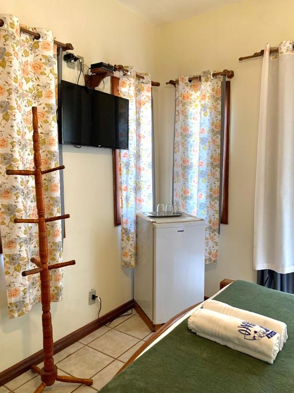 Kuchyň nebo kuchyňský kout v ubytování Pousada Sanhaço