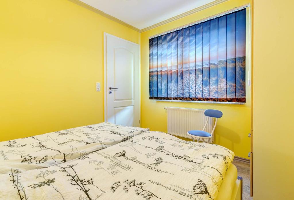 Postel nebo postele na pokoji v ubytování Koserow, Koserower Strand - App