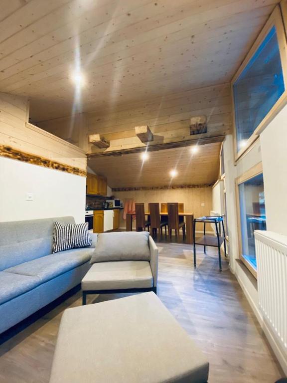 Posezení v ubytování Chalet Bärgstäger