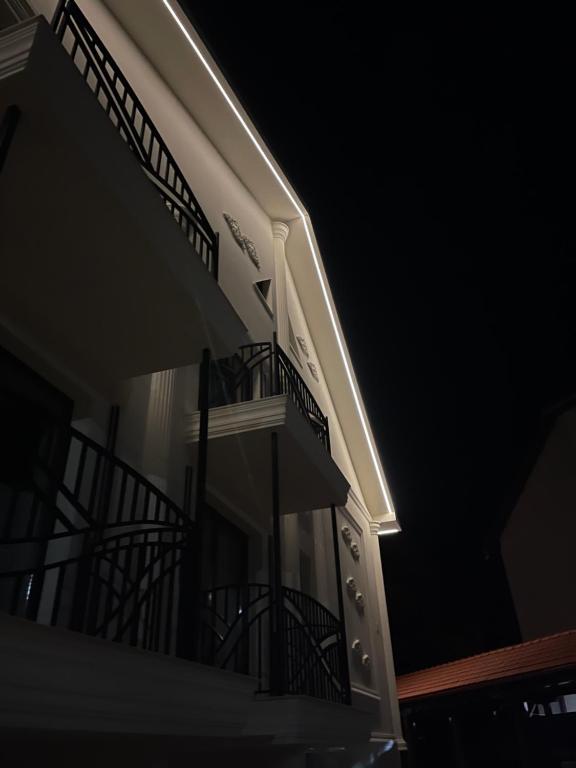 Balkón nebo terasa v ubytování Conacul Peștera Urșilor