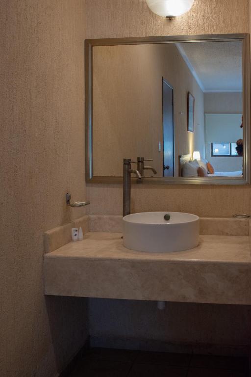 Koupelna v ubytování Tecnohotel Beach