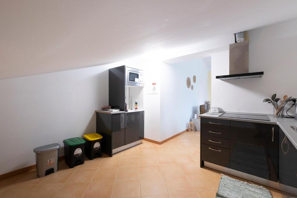 Kuchyň nebo kuchyňský kout v ubytování Sara House