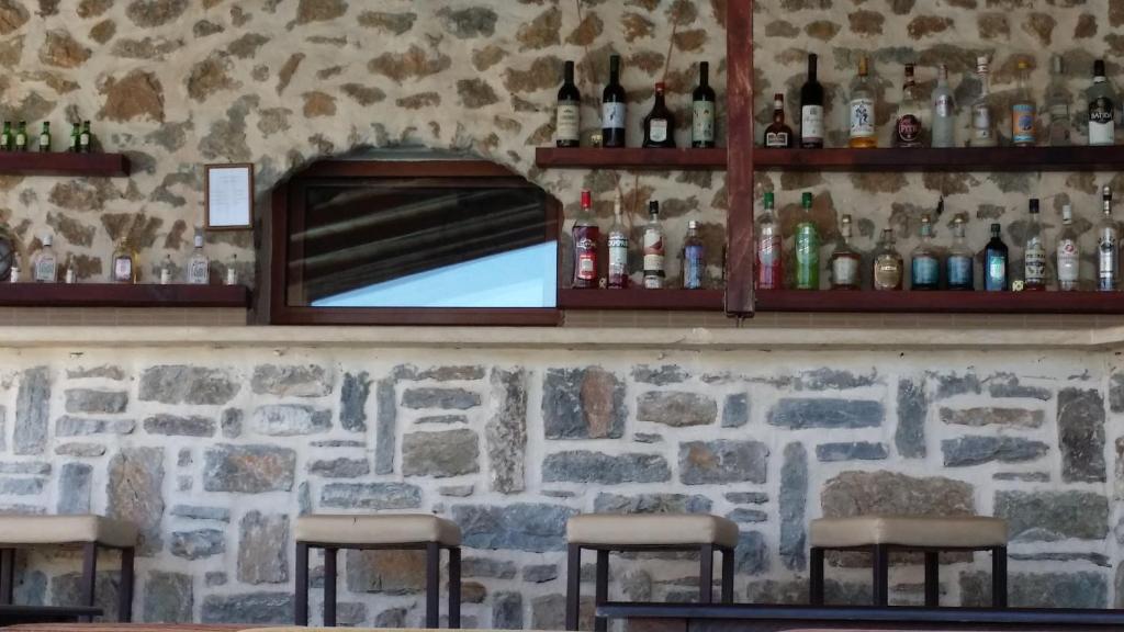 The lounge or bar area at Elia Meronas