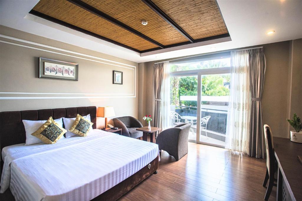 Phòng Superior Giường Đôi Nhìn Ra Vườn