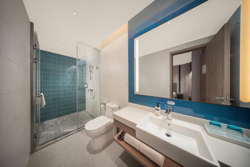 Koupelna v ubytování Holiday Inn Express Shanghai Hongqiao Linkong by IHG