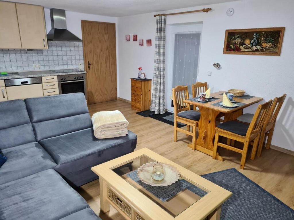 Kuchyň nebo kuchyňský kout v ubytování Ferienwohnung Graf Konrad