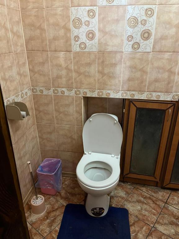 Koupelna v ubytování ArArAt-OSOKORKI Hostel KYIV