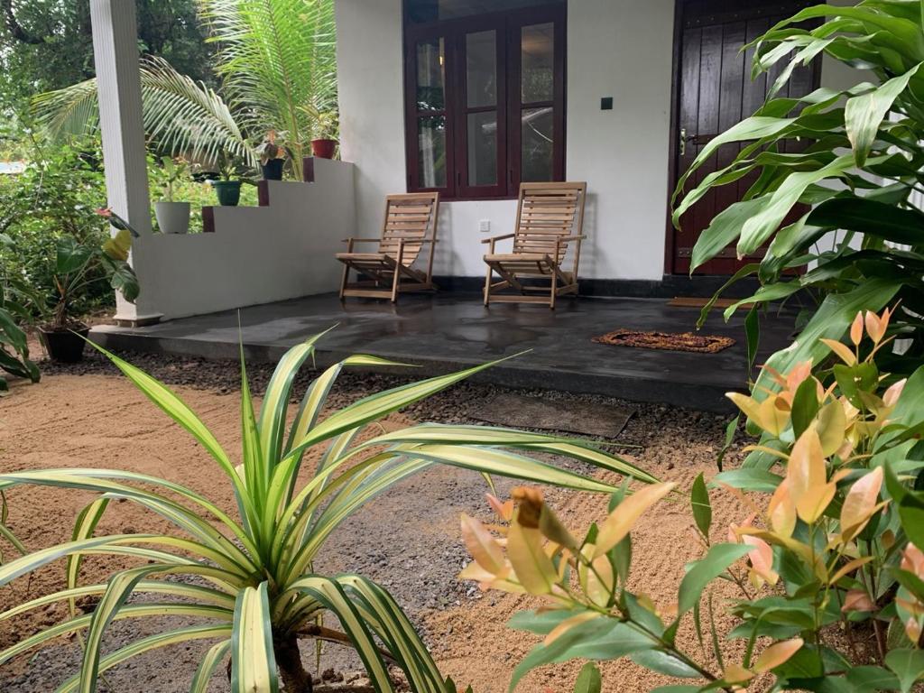 Zahrada ubytování Manju Homestay