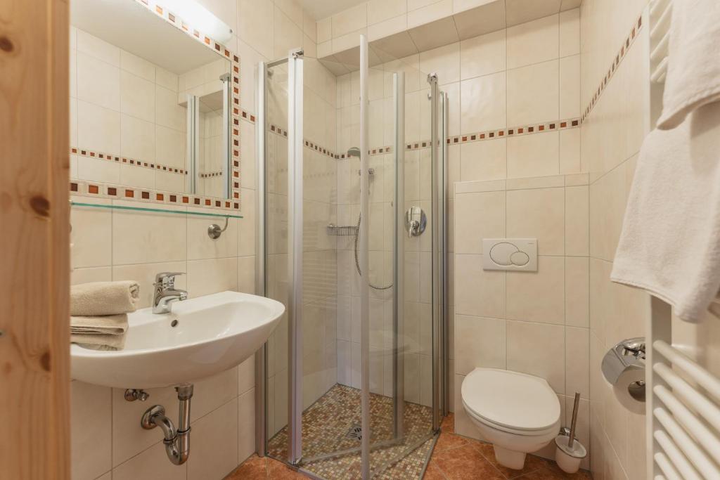 Koupelna v ubytování Gästehaus Sieder by Schladming-Appartements