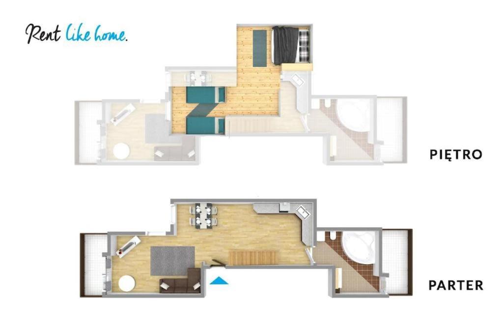 Půdorys ubytování Rent like home - Bulwary II