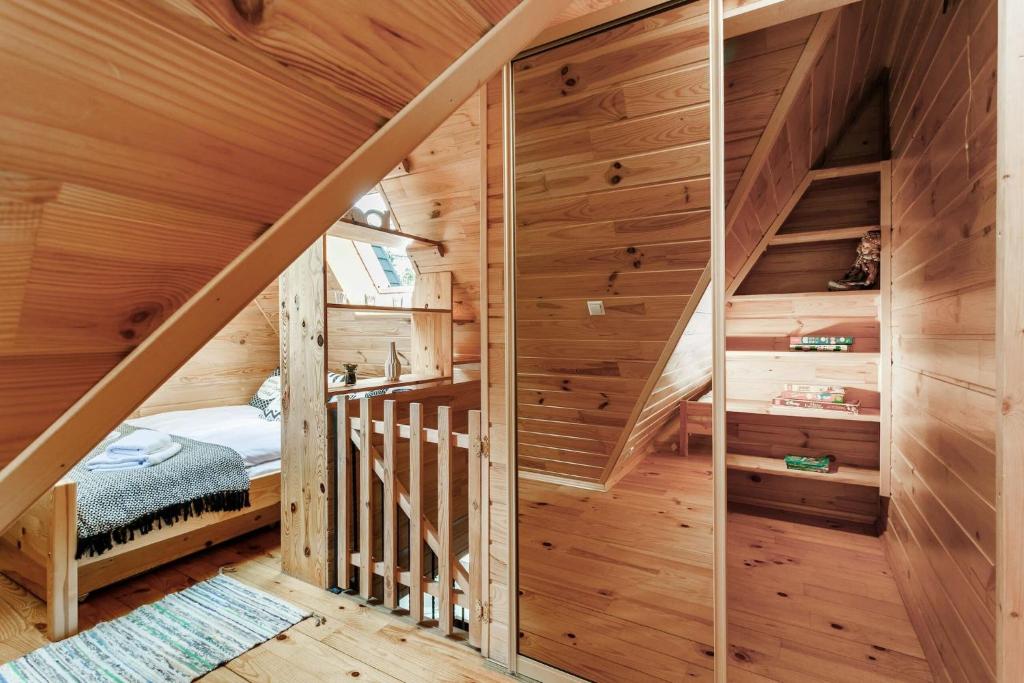 Postel nebo postele na pokoji v ubytování Rent like home - Bulwary II