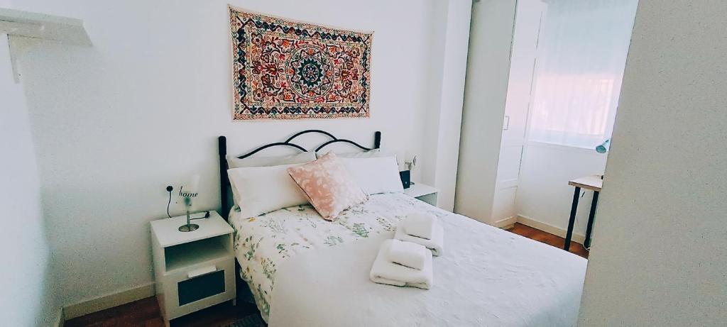 Posteľ alebo postele v izbe v ubytovaní BOLIVIA beach apartments