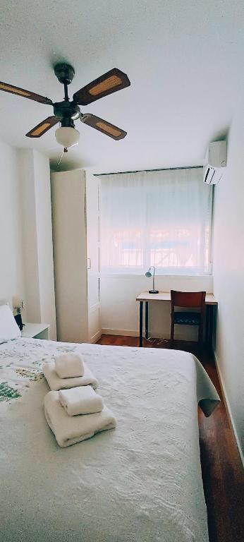 Posteľ alebo postele v izbe v ubytovaní BOLIVIA beach apartments