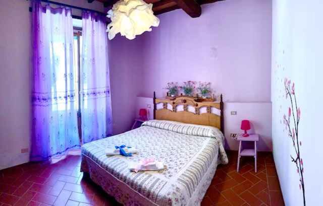 Posteľ alebo postele v izbe v ubytovaní Apartments in Dicomano/Toskana 23831