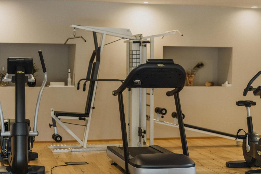 Fitness centrum a/nebo fitness zařízení v ubytování Hotel Das Stachelburg