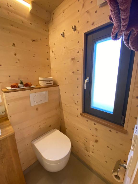 Unique Tiny Eco Lodges with gorgeous views to Jungfrau Massivにあるバスルーム