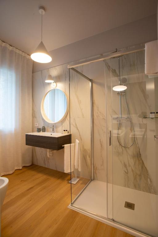 Koupelna v ubytování Casa DP