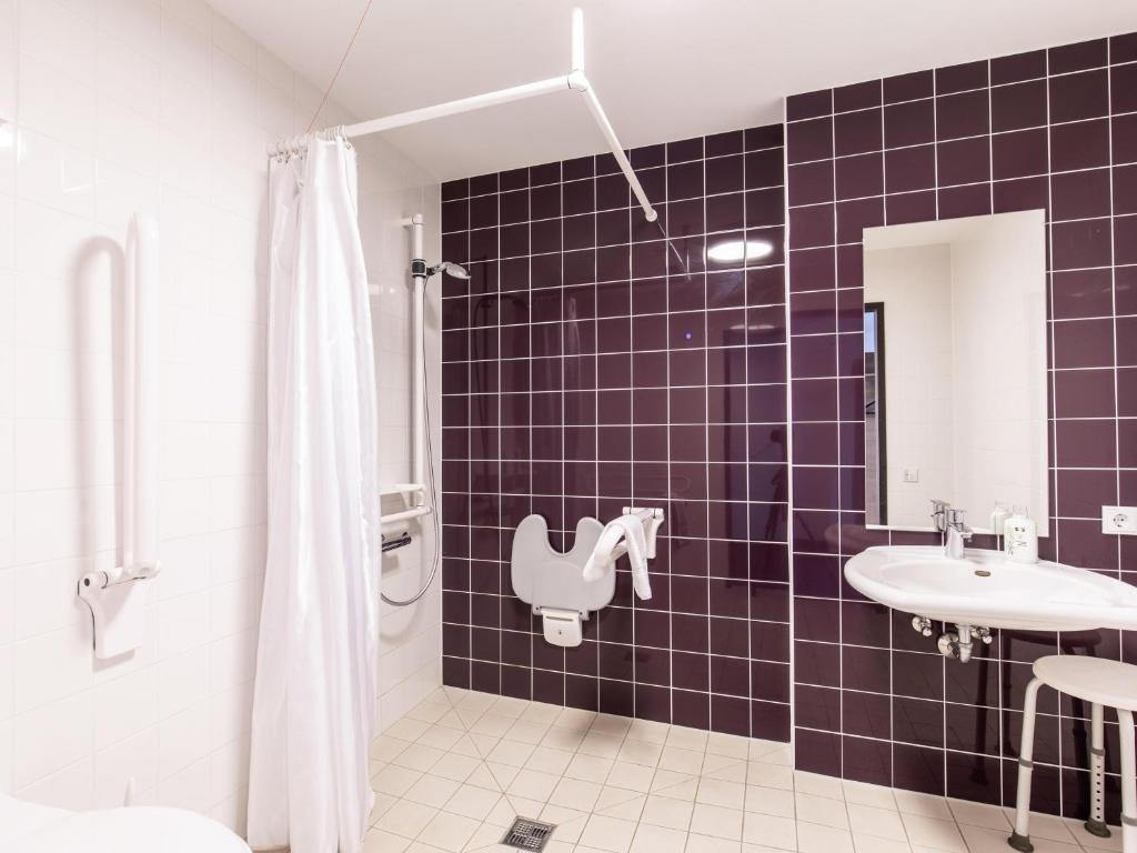 Koupelna v ubytování B&B Hotel Lüneburg