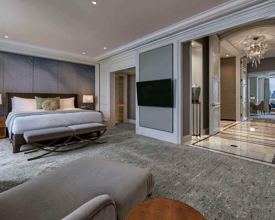 TV a/nebo společenská místnost v ubytování Grand Hyatt Jakarta