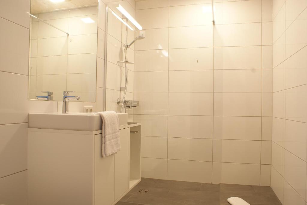 Koupelna v ubytování Aparthouse Leonhard