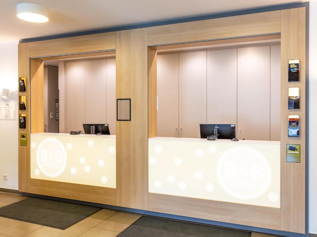 Vstupní hala nebo recepce v ubytování B&B Hotel Hamburg-Wandsbek