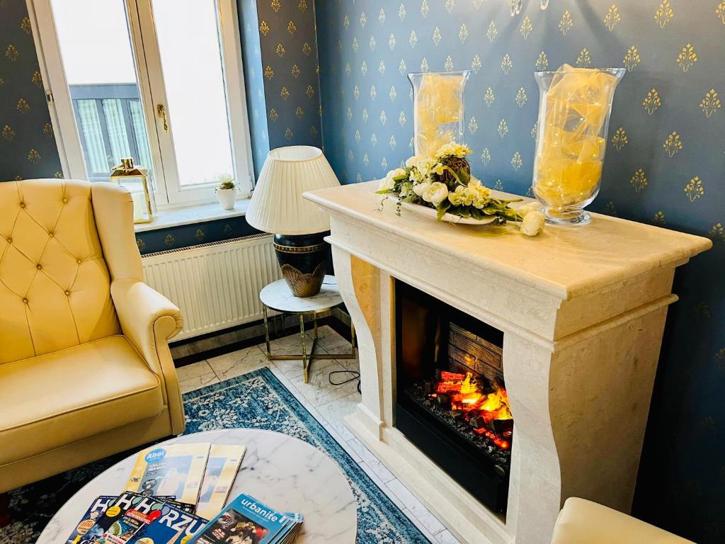Posezení v ubytování Hotel am Bayrischen Platz