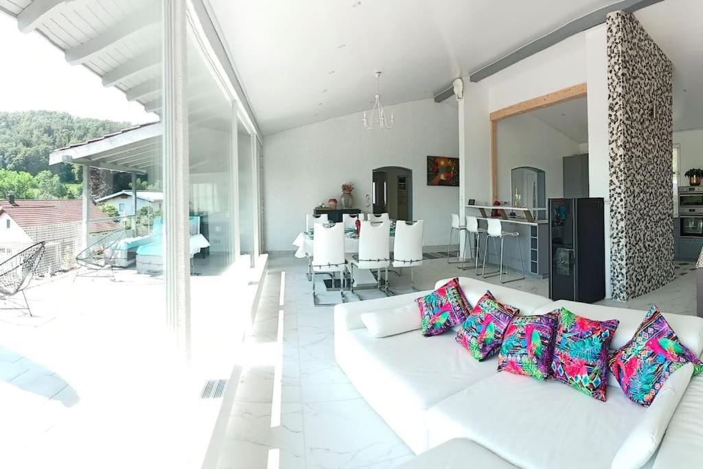 Posezení v ubytování Ferienhaus Südschwarzwald