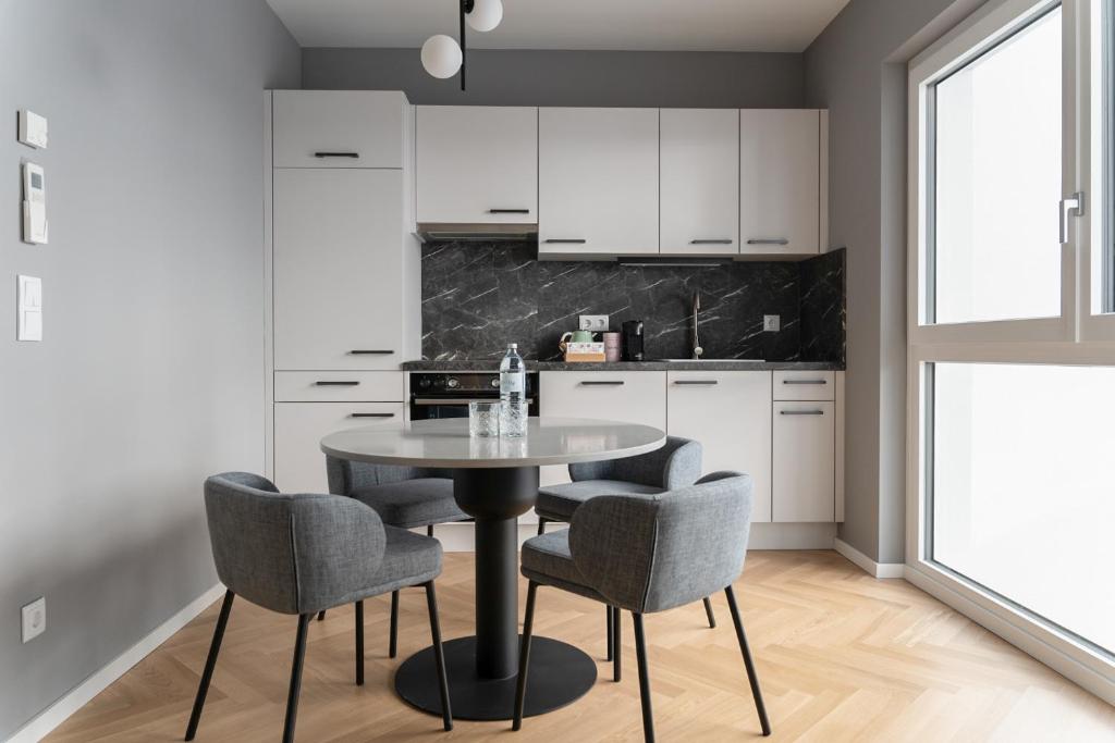 Kuchyň nebo kuchyňský kout v ubytování Numa Vienna Terra