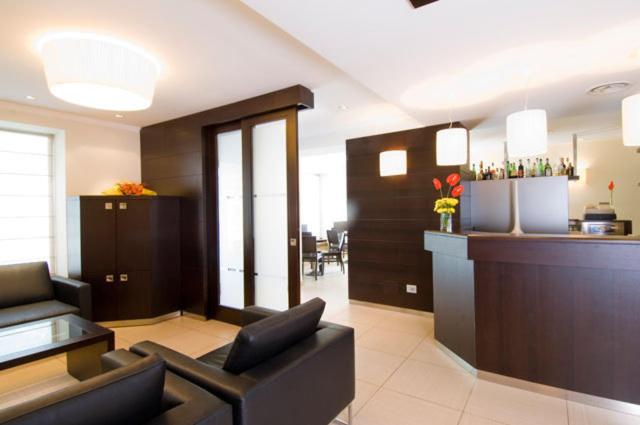 Kuchyň nebo kuchyňský kout v ubytování Hotel Maloia