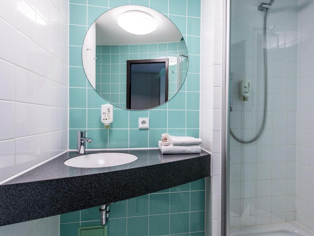 Koupelna v ubytování B&B Hotel Erlangen-Süd